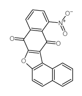 12-nitrodinaphtho[2,1-b:2',3'-d]furan-8,13-dione结构式