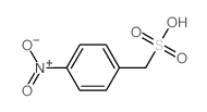 Benzenemethanesulfonicacid, 4-nitro-结构式