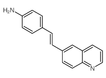 4-(2-quinolin-6-ylethenyl)aniline结构式