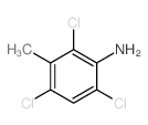 Benzenamine,2,4,6-trichloro-3-methyl-结构式