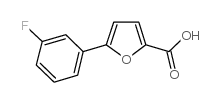 5-(3-氟苯基)呋喃-2-羧酸结构式