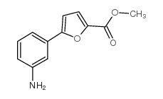 5-(3-氨基苯基)呋喃-2-羧酸甲酯结构式