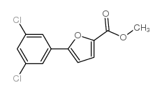 5-(3,5-二氯苯基)呋喃-2-羧酸甲酯结构式