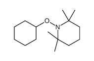 1-cyclohexyloxy-2,2,6,6-tetramethylpiperidine结构式
