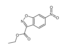 Ethyl 6-nitro-1,2-benzoxazole-3-carboxylate结构式