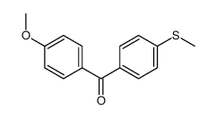 4-METHOXY-4'-METHYLTHIOBENZOPHENONE结构式