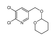 2,3-dichloro-5-(oxan-2-yloxymethyl)pyridine结构式
