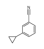 3-Cyclopropylbenzonitrile结构式