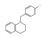Quinoline,1-[(4-chlorophenyl)methyl]-1,2,3,4-tetrahydro-结构式