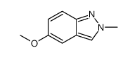 5-methoxy-2-methyl-2H-indazole结构式
