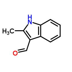 2-甲基吲哚-3-甲醛结构式