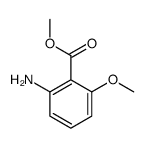 2-Amino-6-methoxy-benzoic acid methyl ester结构式