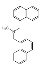 1-Naphthalenemethanamine,N-methyl-N-(1-naphthalenylmethyl)-结构式