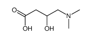 4-(dimethylamino)-3-hydroxybutanoic acid结构式