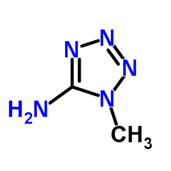 1-甲基-5-氨基四氮唑结构式