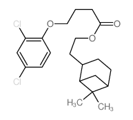 2-(6,6-dimethylnorpinan-2-yl)ethyl 4-(2,4-dichlorophenoxy)butanoate结构式