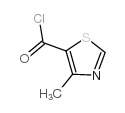 4-甲基-1,3-噻唑-5-羰酰氯结构式