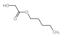 pentyl 2-hydroxyacetate结构式