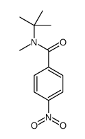 N-(1,1-Dimethylethyl)-N-methyl-4-nitrobenzamide结构式