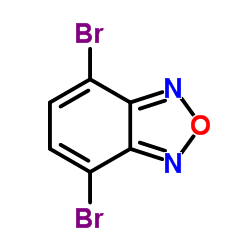 4,7-二溴-2,1,3-苯噁二唑结构式