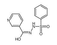 N-(3-pyridinylcarbonyl)benzenesulfonohydrazide结构式