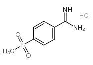 4-甲砜基苯脒盐酸盐结构式