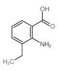 Benzoic acid,2-amino-3-ethyl-结构式