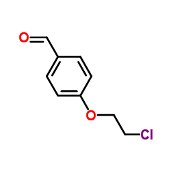 4-(2-氯乙氧基)苯甲醛结构式