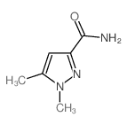 1,5-二甲基-1H-吡唑-3-羧酰胺结构式