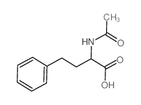 Benzenebutanoic acid, a-(acetylamino)-结构式