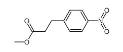 Methyl 3-(4-nitrophenyl)propionoate结构式