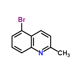5-溴-2-甲基喹啉结构式