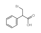 3-bromo-2-phenyl-propanoic acid结构式