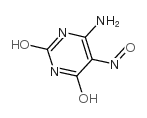 4-氨基-2,6-二羟基-5-亚硝基嘧啶结构式