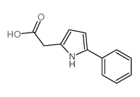 5-Phenyl-pyrrole-2-acetic acid结构式