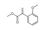甲基 2-(2-甲氧苯基)丙烯酰基酯结构式