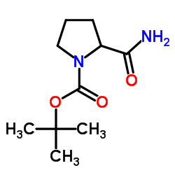 N-Boc-D-脯氨酰胺结构式