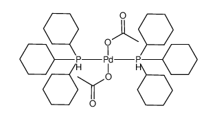 (Cy3P)2Pd(OAc)2结构式