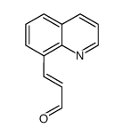 3-quinolin-8-yl-propenal结构式