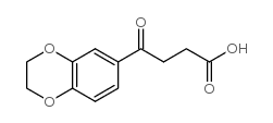 4-(2,3-二氢-1,4-苯并二氧-6-基)-4-氧丁酸结构式