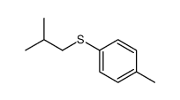 Isobutyl(p-tolyl) sulfide结构式