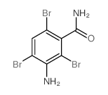 Benzamide,3-amino-2,4,6-tribromo-结构式