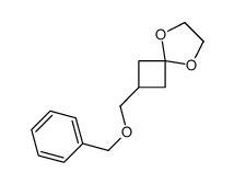 2-(phenylmethoxymethyl)-5,8-dioxaspiro[3.4]octane结构式