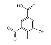 3-hydroxy-4-methyl-5-nitrobenzoic acid结构式