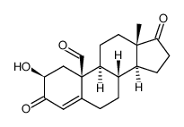 2-beta-hydroxy-19-oxo-4-androstene-3,17-dione结构式