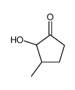 2-hydroxy-3-methylcyclopentan-1-one结构式