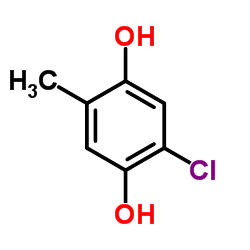 2-氯-5-甲基苯-1,4-二醇结构式