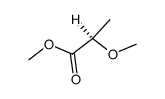 d(+)-&alpha;-methoxy-propionic acid methyl ester结构式