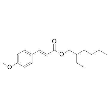 对甲氧基肉桂酸辛酯结构式