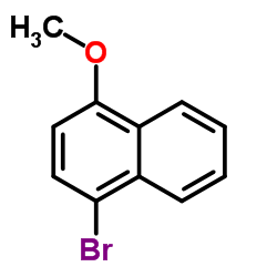 1-溴-4-甲氧基萘结构式